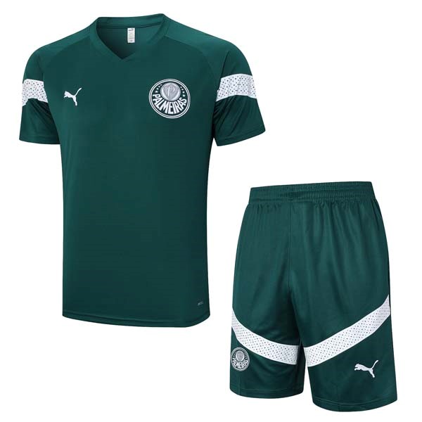 Camiseta Entrenamiento Palmeiras Conjunto Completo 2023-2024 Verde